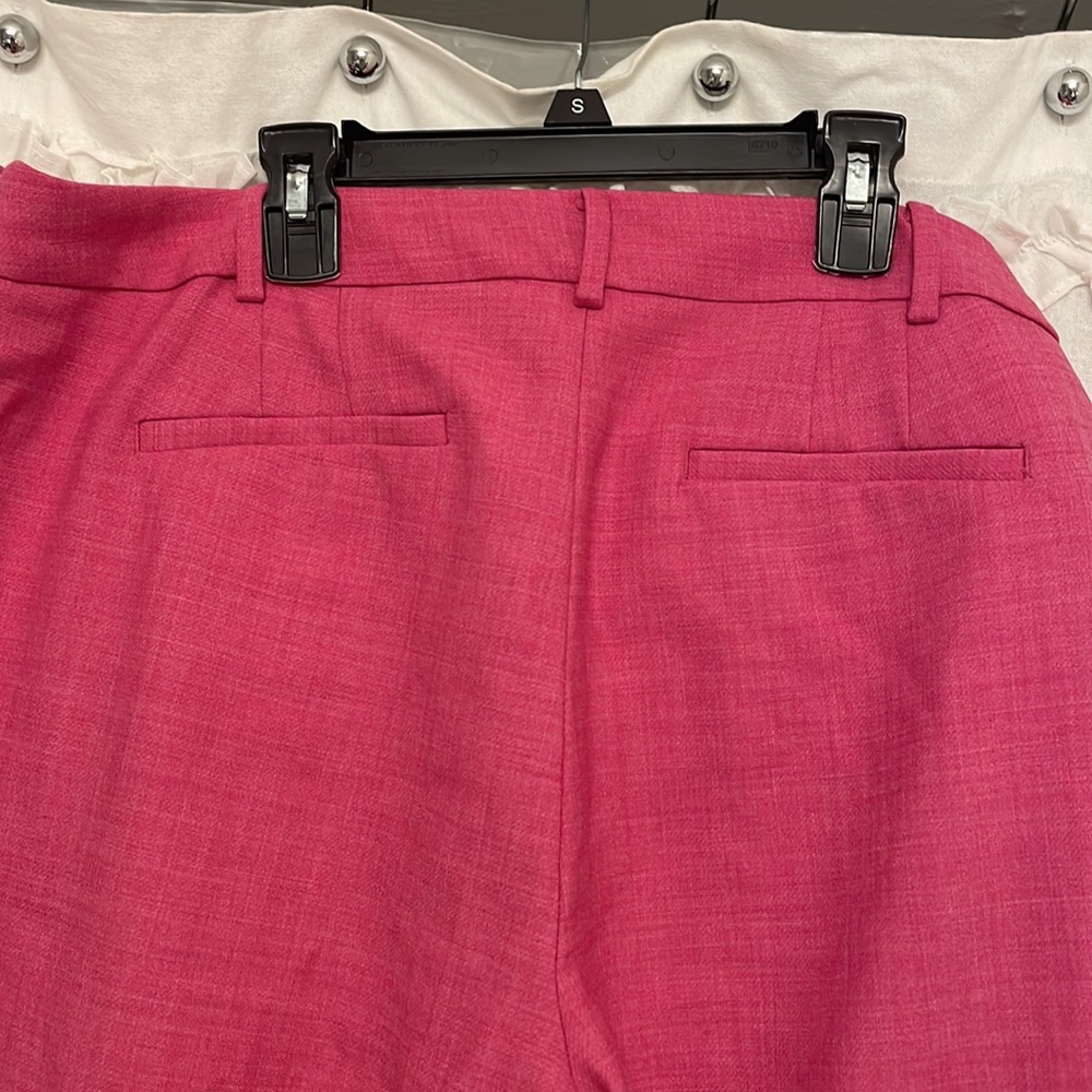 Raspberry Lightweight Wool Blend Talbots Dress Pa… - image 4